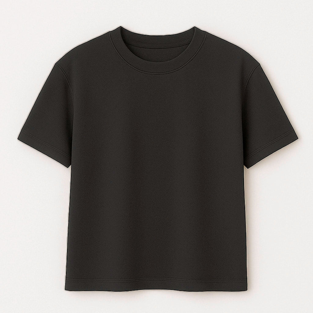 オーバーサイズ7分袖T|Form Off White / Black
