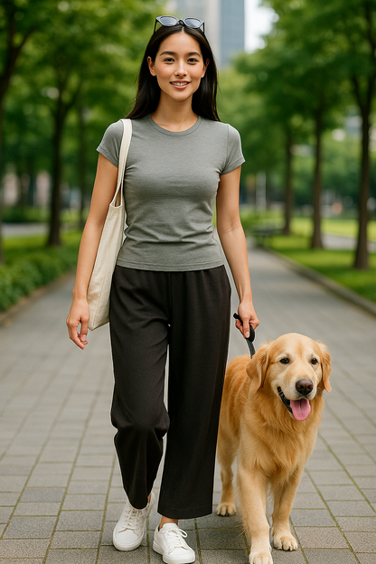 キュプラクロップドパンツ