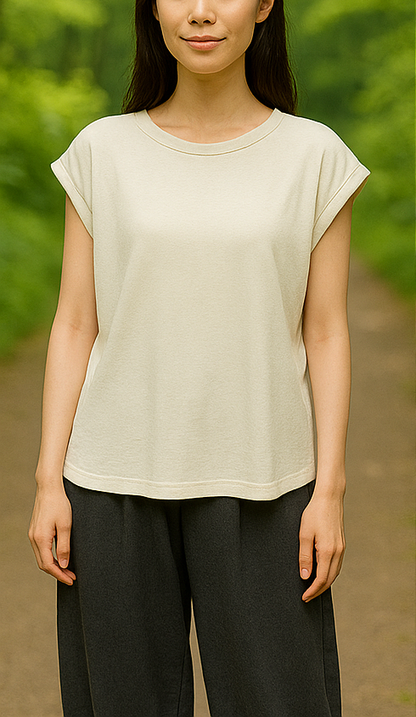 和紙糸ギャザリンサーフTシャツ