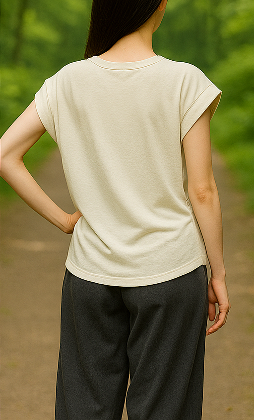 和紙糸ギャザリンサーフTシャツ