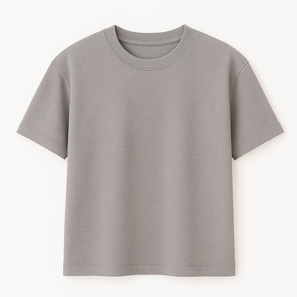 和紙糸7分袖Tシャツ