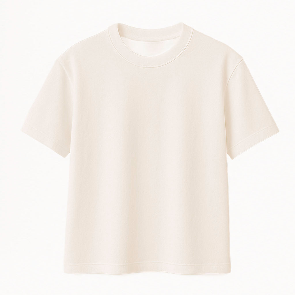 和紙糸7分袖Tシャツ